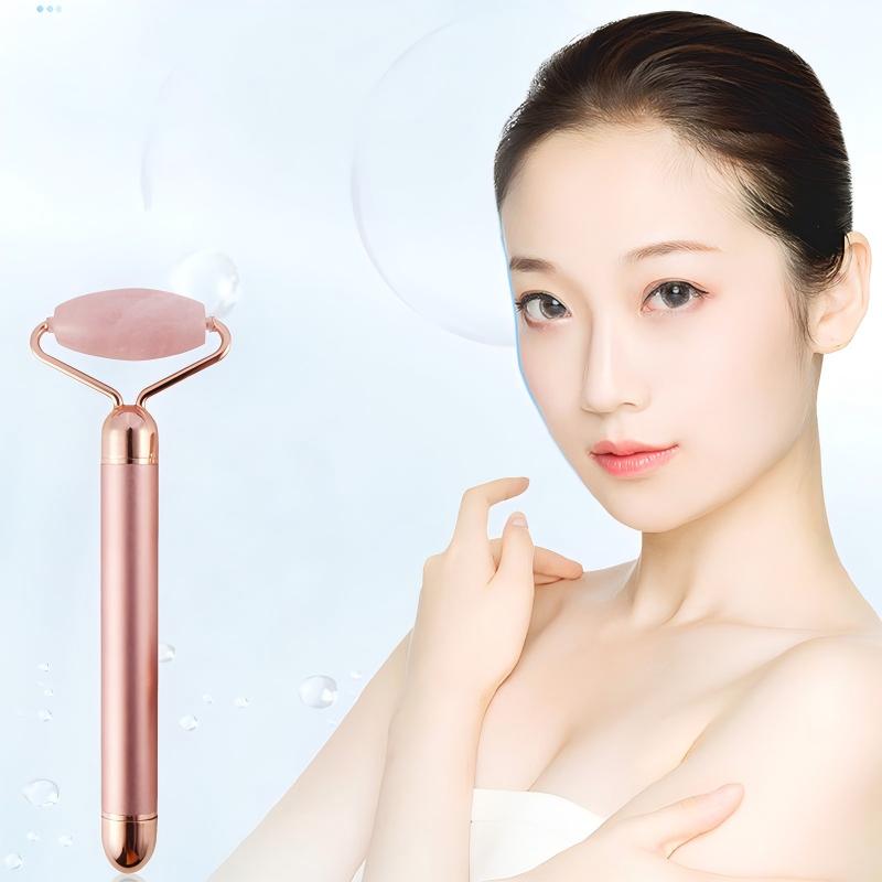 Natural Rose Quartz Facial Rol - Gua Sha Tool Rose Quartz avaliação e preço