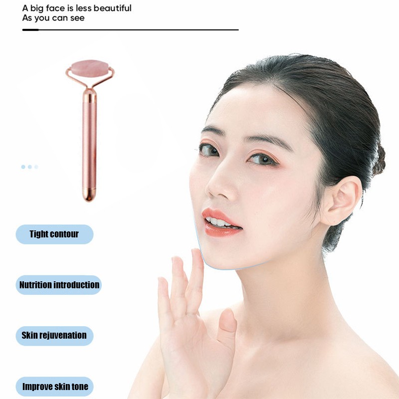 Natural Rose Quartz Facial Rol - Gua Sha Tool Rose Quartz avaliação e preço