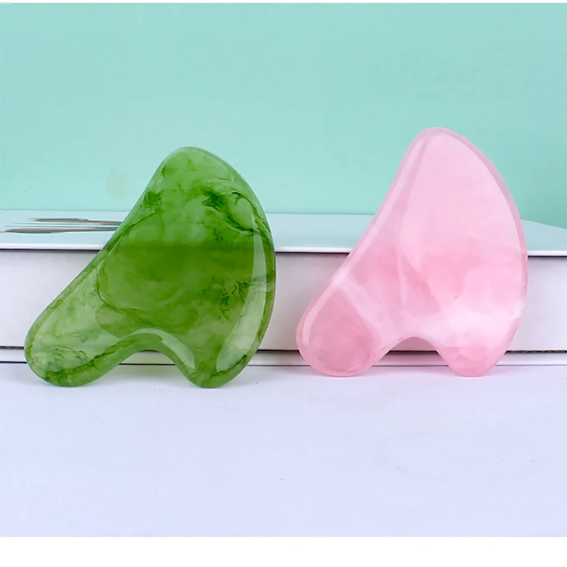 Natural Stone Jade Gouache Scr - Gua Sha Tool Rose Quartz avaliação e preço