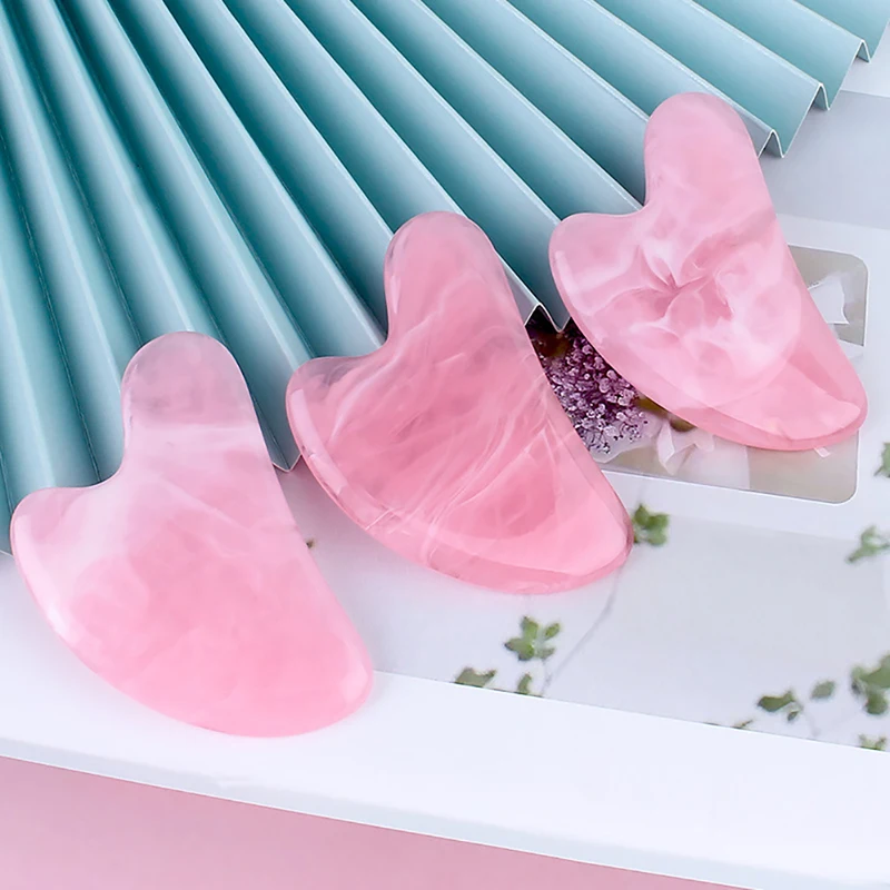 Natural Stone Jade Gouache Scr - Gua Sha Tool Rose Quartz avaliação e preço