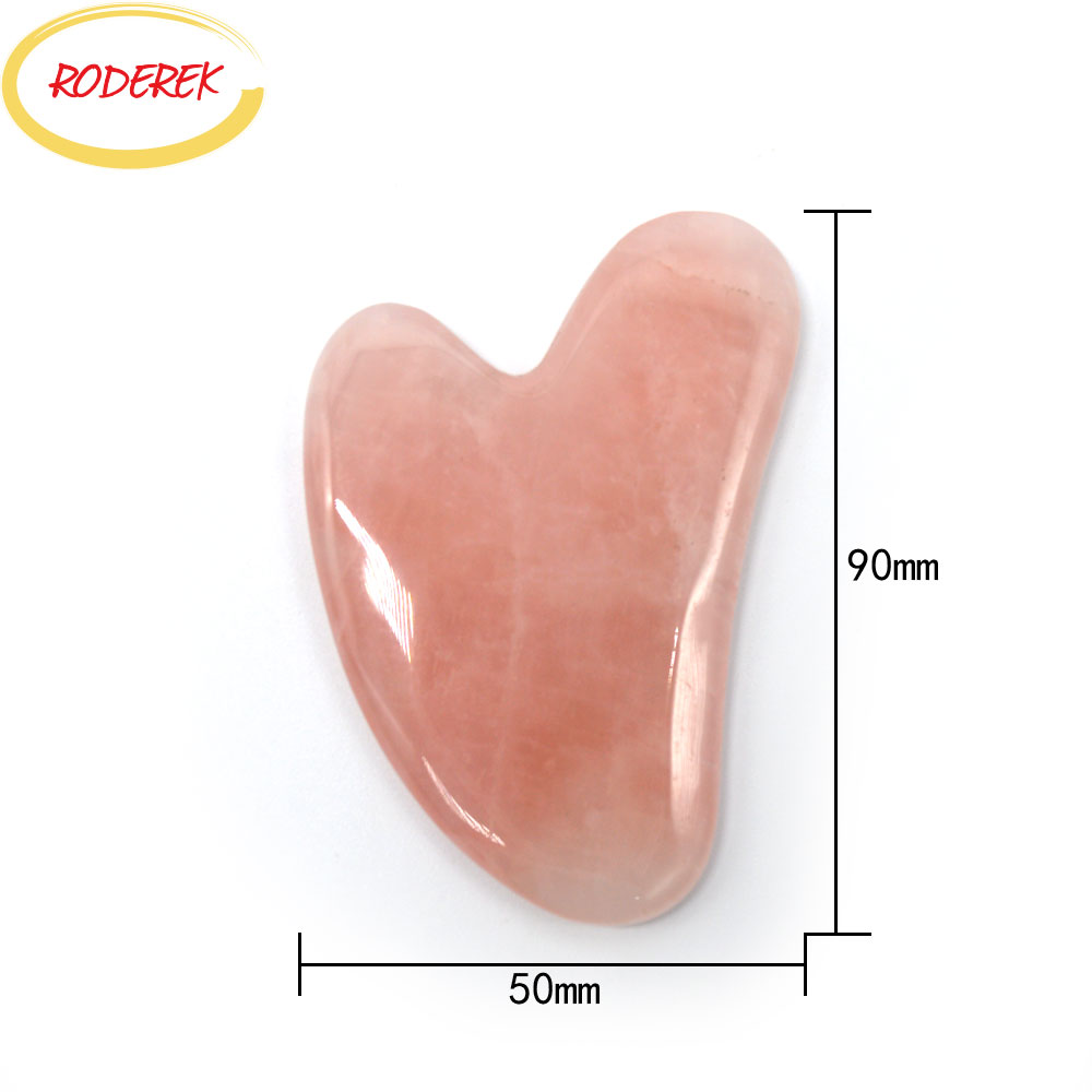 Jade Guasha Plate Natural Rose - Gua Sha Tool Rose Quartz avaliação e preço