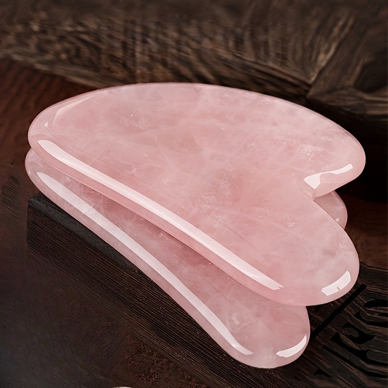 Heart Shaped Rose Quartz Gua S - Gua Sha Tool Rose Quartz avaliação e preço