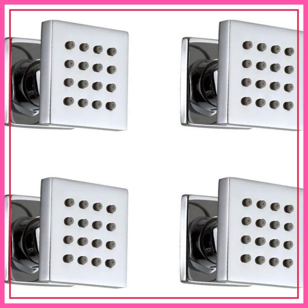 4 Pcs Square Solid Brass Showe - Spa & Wellness Center Hotel Solverde avaliação e preço