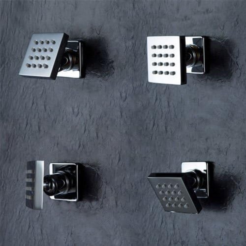 4 Pcs Square Solid Brass Showe - Spa & Wellness Center Hotel Solverde avaliação e preço