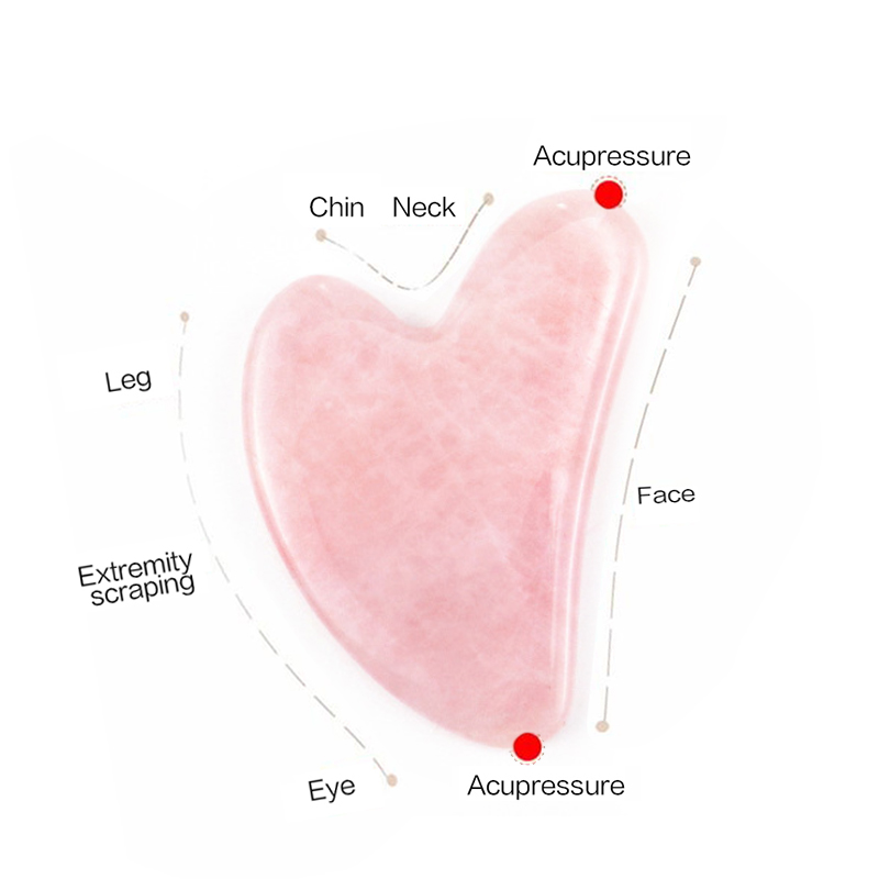 Rose Quartz Gua Sha For Face M - Gua Sha Tool Rose Quartz avaliação e preço