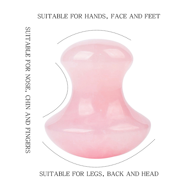 Natural Rose Quartz Gua Sha Sc - Gua Sha Tool Rose Quartz avaliação e preço