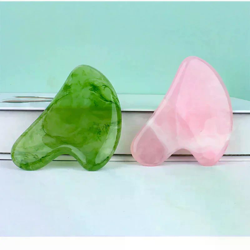 Natural Stone Jade Gouache Scr - Gua Sha Tool Rose Quartz avaliação e preço