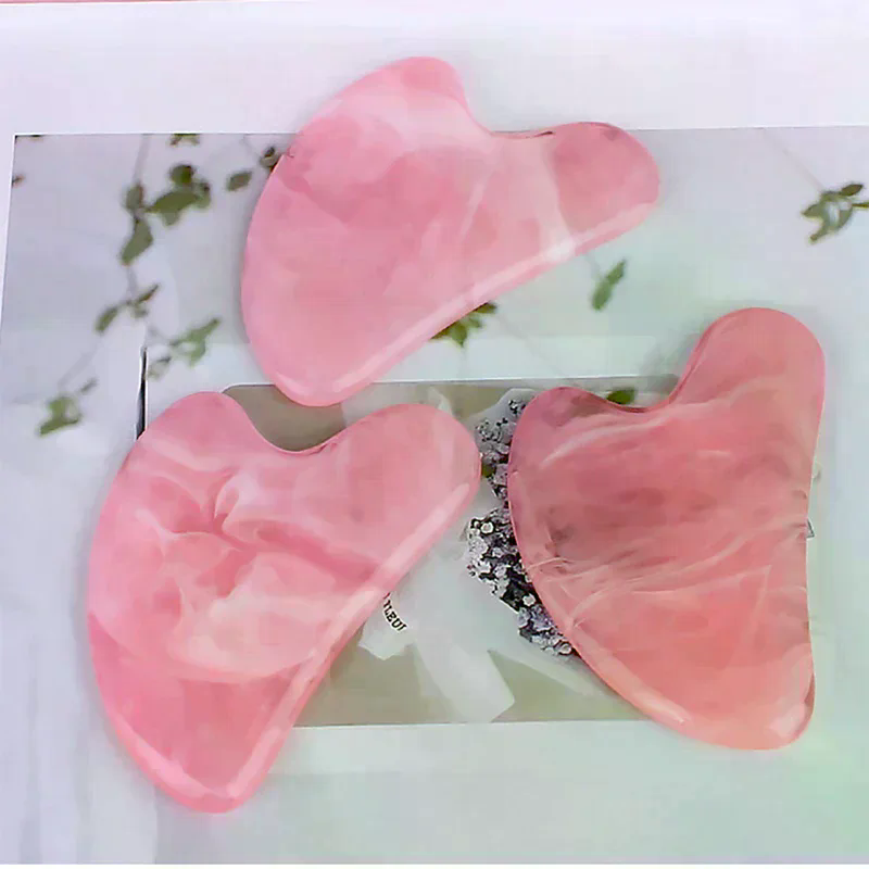Natural Stone Jade Gouache Scr - Gua Sha Tool Rose Quartz avaliação e preço
