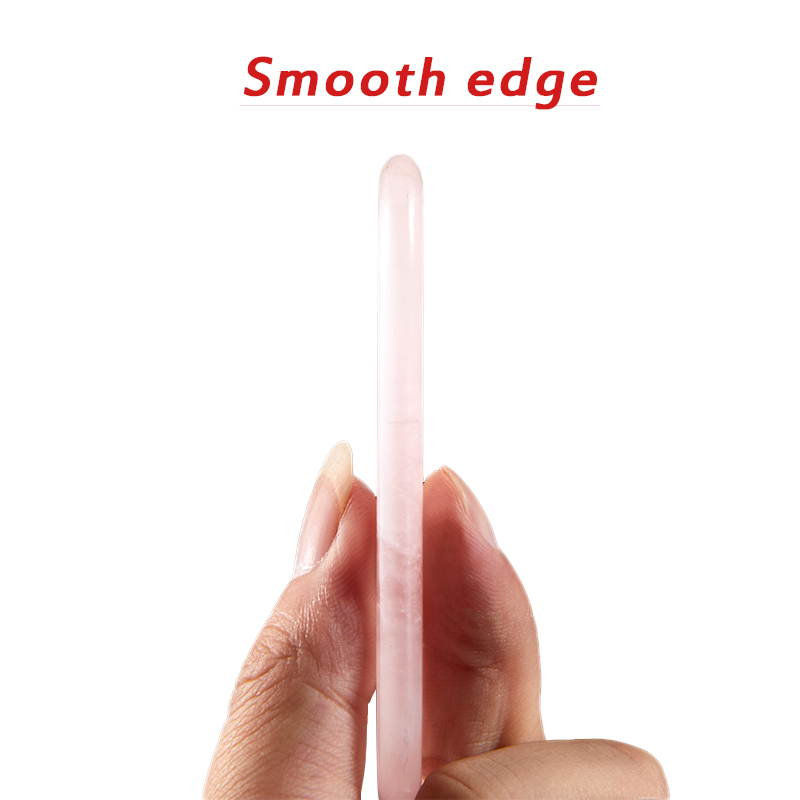 Natural Stone Jade Gouache Scr - Gua Sha Tool Rose Quartz avaliação e preço
