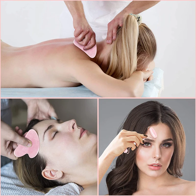 Rose Quartz Face Jade Roller M - Gua Sha Tool Rose Quartz avaliação e preço
