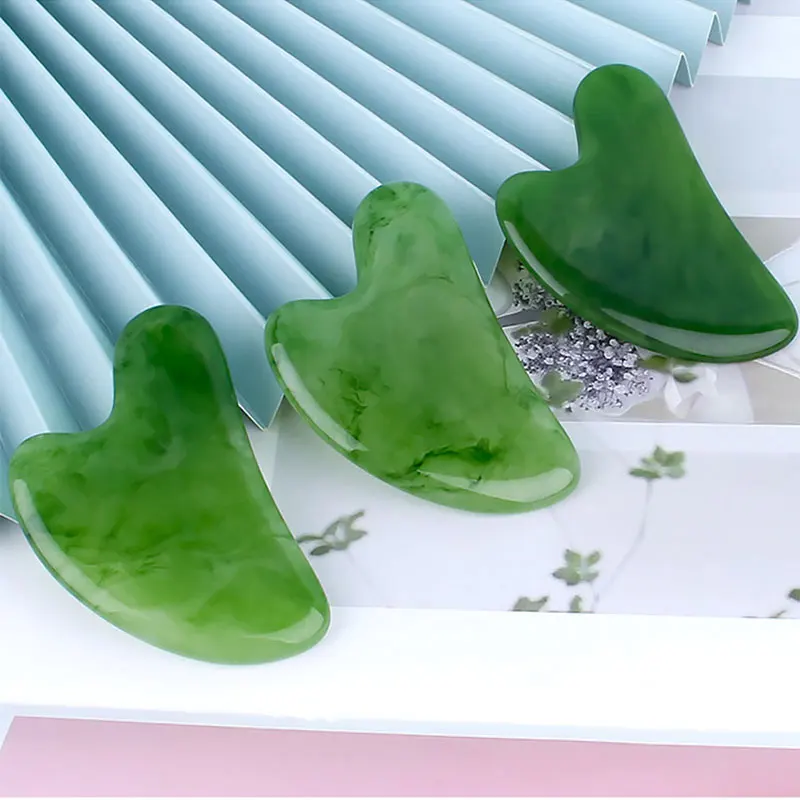 Natural Jade Stone Gua Sha Mas - Gua Sha Tool Rose Quartz avaliação e preço